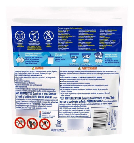 Imagen 4 de 5 de Tide Free Gentle Pods Jabón Ropa Hipoalargenico 16 Capsulas
