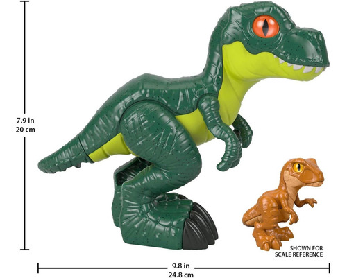 Imaginext T.rex 24.8 X 20 Cm World Figura Xl 3 Años