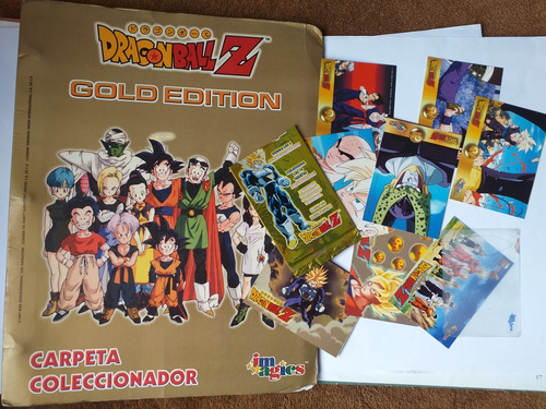Carpeta Coleccionador- Coleccion Dragon Ball Z- Gold Edition (Usado)