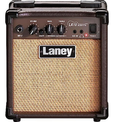 Amplificador De Guitarra Acústica Laney, Negro (la10)