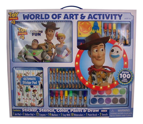 Bandeja De Arte Gigante Upd Toy Story 4 +100 Piezas
