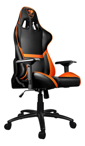 Silla Gamer Cougar Armor Negro/ Naranja Hasta 120 Kg Pcm