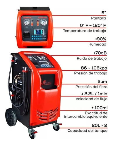 Maquina Para Servicio Y Limpieza De Transmisión Automática