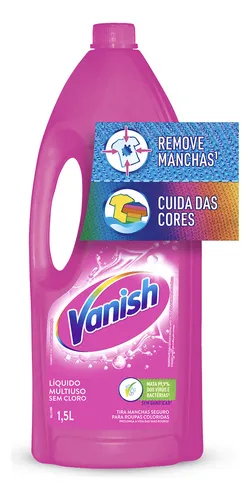 Vanish Multiuso tira manchas líquido roupas coloridas 1.5L