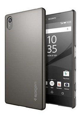 Funda Spigen Thin Fit Xperia Z5 Gunmetal