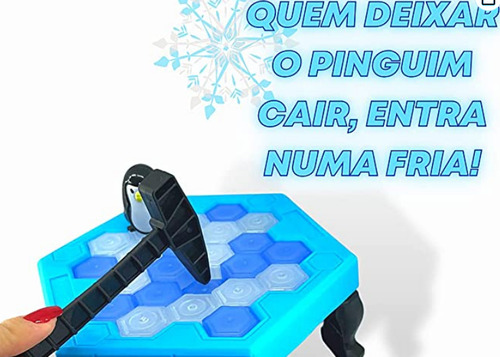 2 Jogos Crocodilo Morde Dedo + Quebra Gelo - 2 Brinquedos