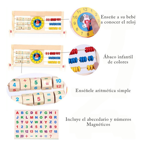 Pizarra Magnetica Doble Para Niños Educativa Plumon Y Tiza