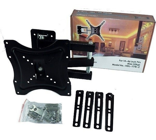 Imagen 5 de 6 de Soporte Tv Led Lcd Brazo Movil 14 19 22 24 32 39 40 42 46
