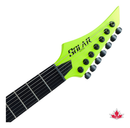 Guitarra 7 Cordas Solar Lemon Neon Matte A2.7ln