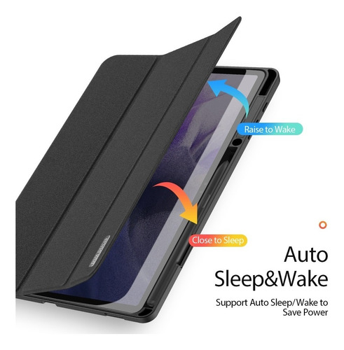 Imagen 3 de 9 de Samsung Galaxy Tab S7 Fe Funda Smart Cover Pen Slot Dux