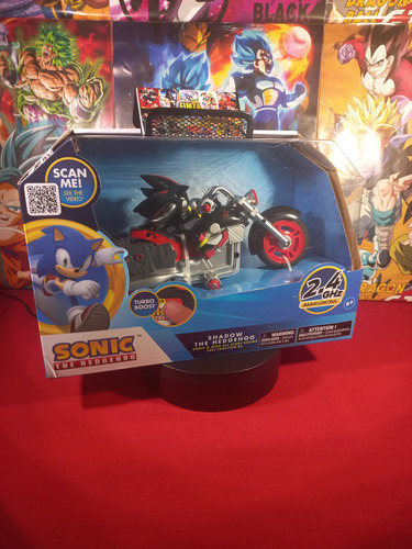 Sonic Hedgehog Shadow Dark Rider Con Luz Radio Control