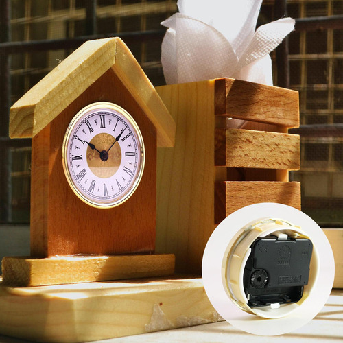 Mini Reloj De Insertar Reloj De Redondo Movimiento De Ajuste