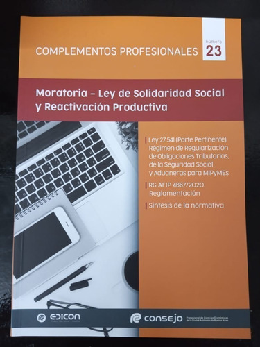 Complementos Profesionales N°23 Moratoria Ley De Solidaridad