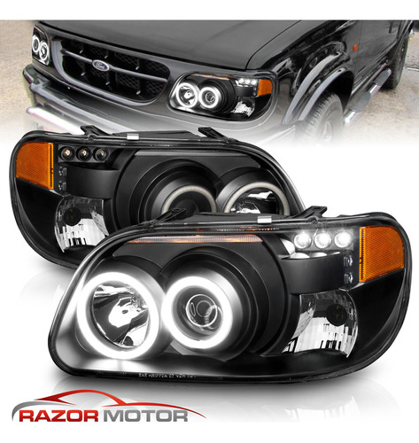 Par Faro Negro Led Ford Explorer Sport 2000 4.0l