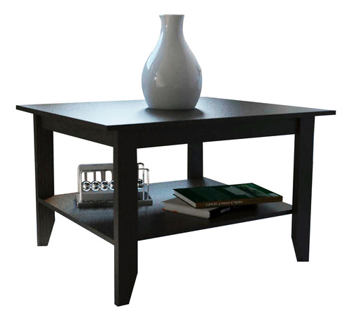 Librero Essential Y Mesa De Centro -wengue