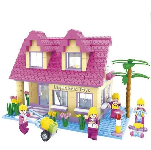 Juguete Casa En Bloques Marca Ausini 24902