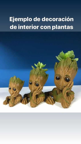 Maceta De Baby Groot Decoración De Interior