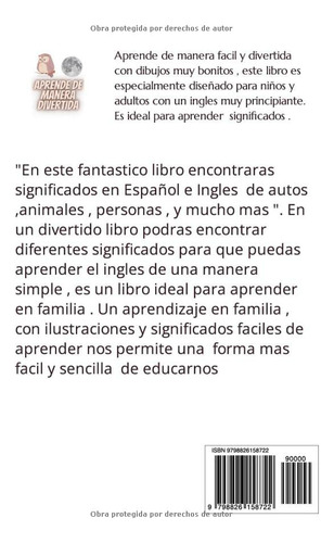 Libro : Aprende Ingles Con Dibujos Dibujos Y Sus...