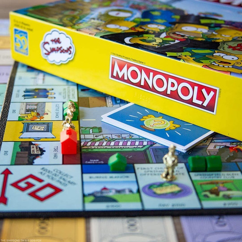 Monopoly Los Simpson - Juego De Mesa Oficial - Hasbro