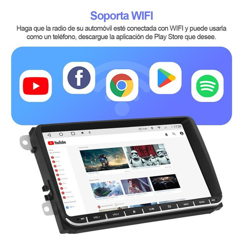 Z Estéreo 9 In 2+32g Para Vw Amarok Vento Bora Golf Jetta