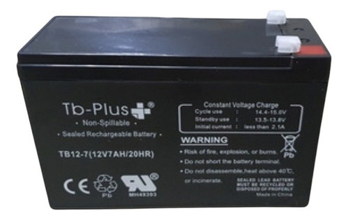 Imagen 2 de 10 de Bateria Carros Motos Electricos Recargables Grandes 12v 7ah