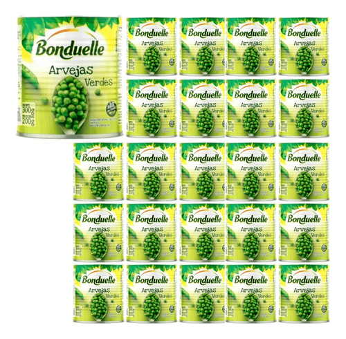 Arvejas Verdes Bonduelle X300 Gr X24 Unidades