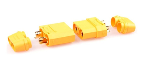 5x Pares Conector Xt90 (90a/h) Com Capa De Isolamento