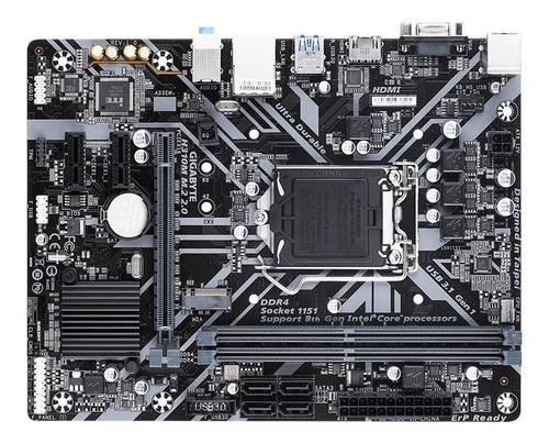 Imagem 2 de 2 de Placa Mãe P/intel Gigabyte H310m M.2 Lga 1151 Matx, Ddr4