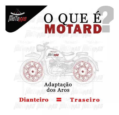 Jogo de Raio Lander Traseiro Inox Fosco - DDL Raio - MOTO BR