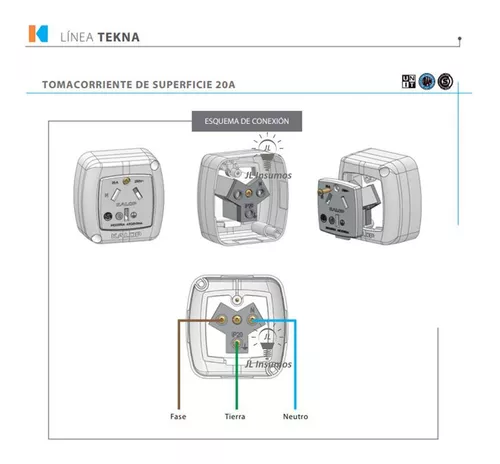 Toma Enchufe Aplicar Exterior 20a Aire Acondicionado Mig