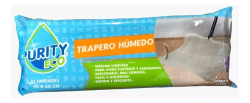 Trapero Húmedo Piso Flotante Purity Eco Aroma A Lavanda