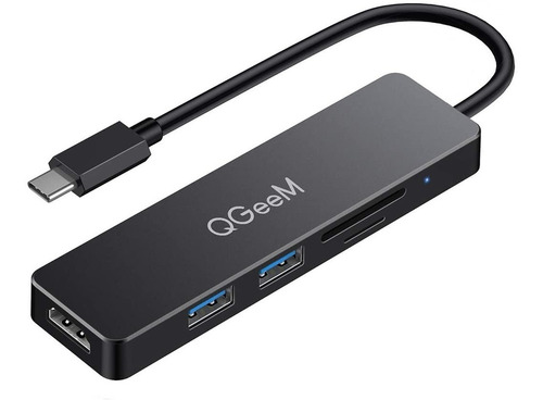 Imagen 1 de 7 de Hub Usb-c - 2 Port Usb 3.0 - Hdmi 4k 30hz Lector Sd/microsd