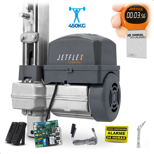 Kit Motor Bv Ppa Jetflex 1,5m Alumínio 2 Control 450kg