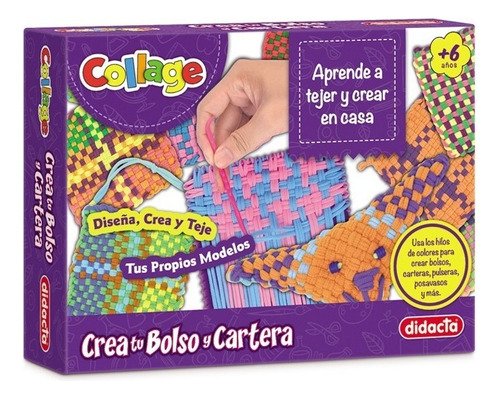 Juego De Mesa Aprende A Tejer Didacta Crea Tu Bolso Cartera