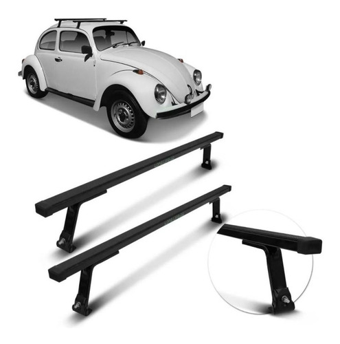 Rack De Teto Fusca 1953 A 1996 Bagageiro Kombat - Eqmax 1151