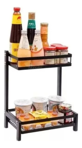 Organizador Multifunción Para Especias Cocina 2 Niveles