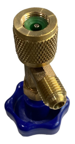 Valvula Check Lata Gas Refrigerante R22 R134 Etc Con Llave