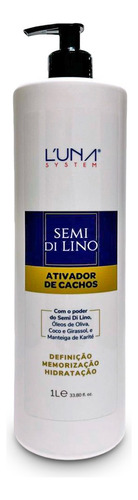 Ativador De Cachos Semi Di Lino Luna System - 1 Litro