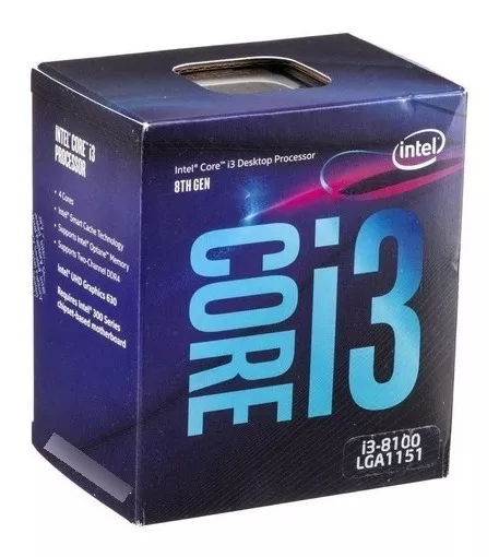 Procesador Intel Core I3-8100 Quad Core 1151v2