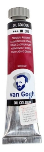 Tinta Óleo 20 Ml Talens Van Gogh S2 Cadmium Red Deep 306