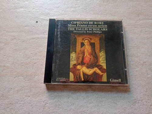 Cipriano De Rore - The Tallis Scholars Philips - Cd / Kktu 