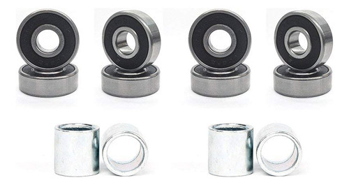 Rodas De Skate Freedare 58mm 82a W/ Abec-7 Bearing Red 4-