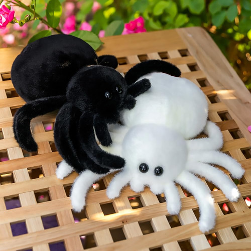 Hwd Muñecas De Araña De Peluche Suaves, Lindos Animales D.