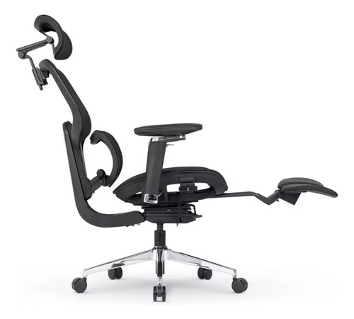 Cadeira Escritório Dt3 Office Ergonomie Ft Black - 14435-7 Cor Preto Material Do Estofamento Mesh Polytex