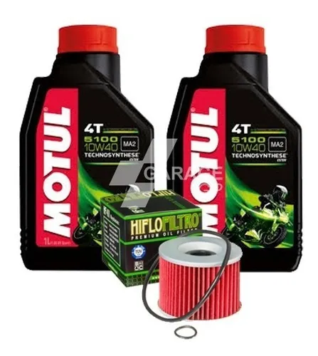 leo filtro Kawasaki Ninja 250r 2l Motul 5100 10w40 hf401 Frete