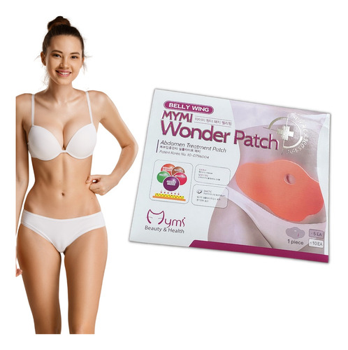 50 Parches Adelgazantes Mymi Wonder Reductivos Abdomen Slim