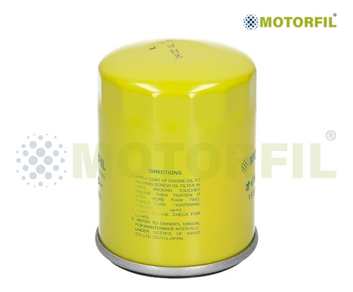 Filtro Aceite / Honda Cr-v Iv 2.4 Lts 4 Cil 2017 A 2019
