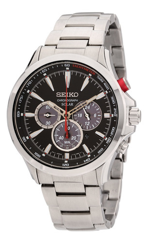 Reloj Seiko Solar Para Hombre Ssc493 En Acero Inoxidable