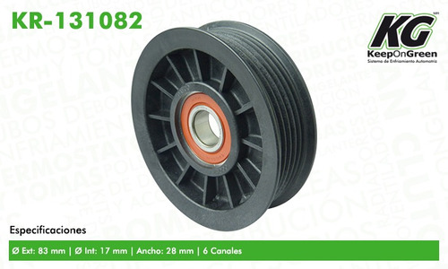 Polea Guia De Accesorios Jeep Cherokee Laredo 1987 Ohv 2.5l