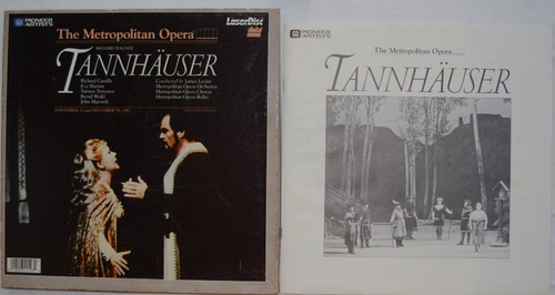 Imagem 1 de 2 de Frt Grátis Tannhauser Wagner Metropolitan Opera Laserdisc